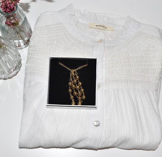 PACK BLUSA VENICE + COLGANTE MADONNA