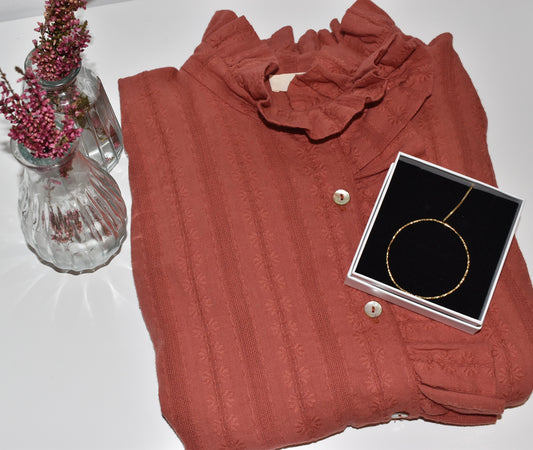 PACK BLUSA ARONA + COLGANTE ÉMERAUDE